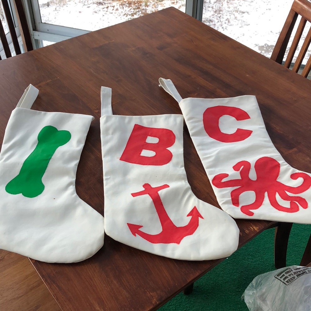 Sailboat stockings